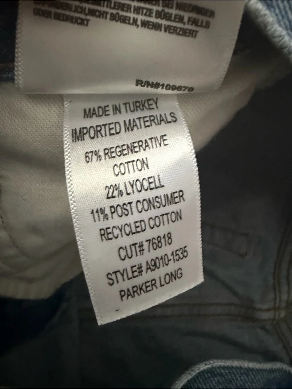 Agolde Parker Long Short Sz 26